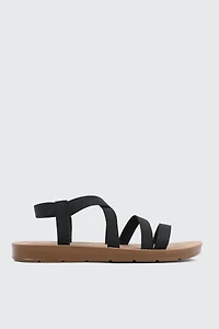 Sandales multibrides élastiques