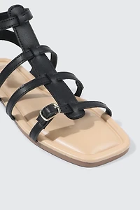 Square Toe Gladiator Sandals