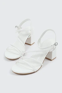 Block Heel Strappy Sandals