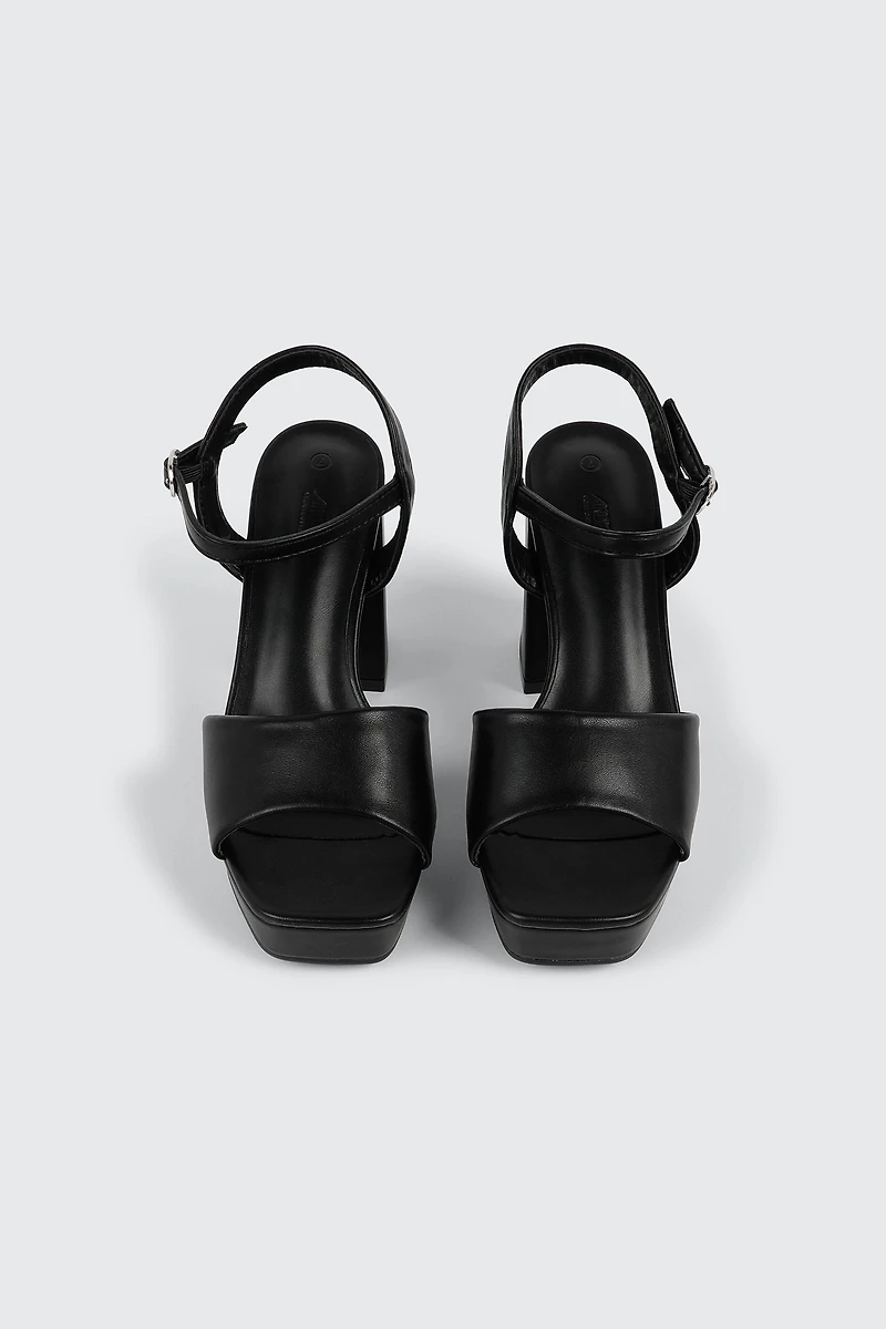 Square Toe Platform Sandals