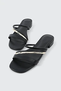 Low Heel Strappy Sandals