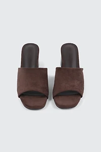 Soft Square Toe Mule