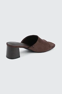 Soft Square Toe Mule