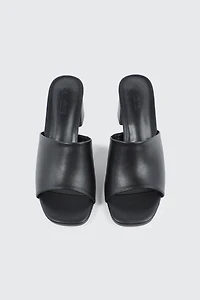 Soft Square Toe Mule
