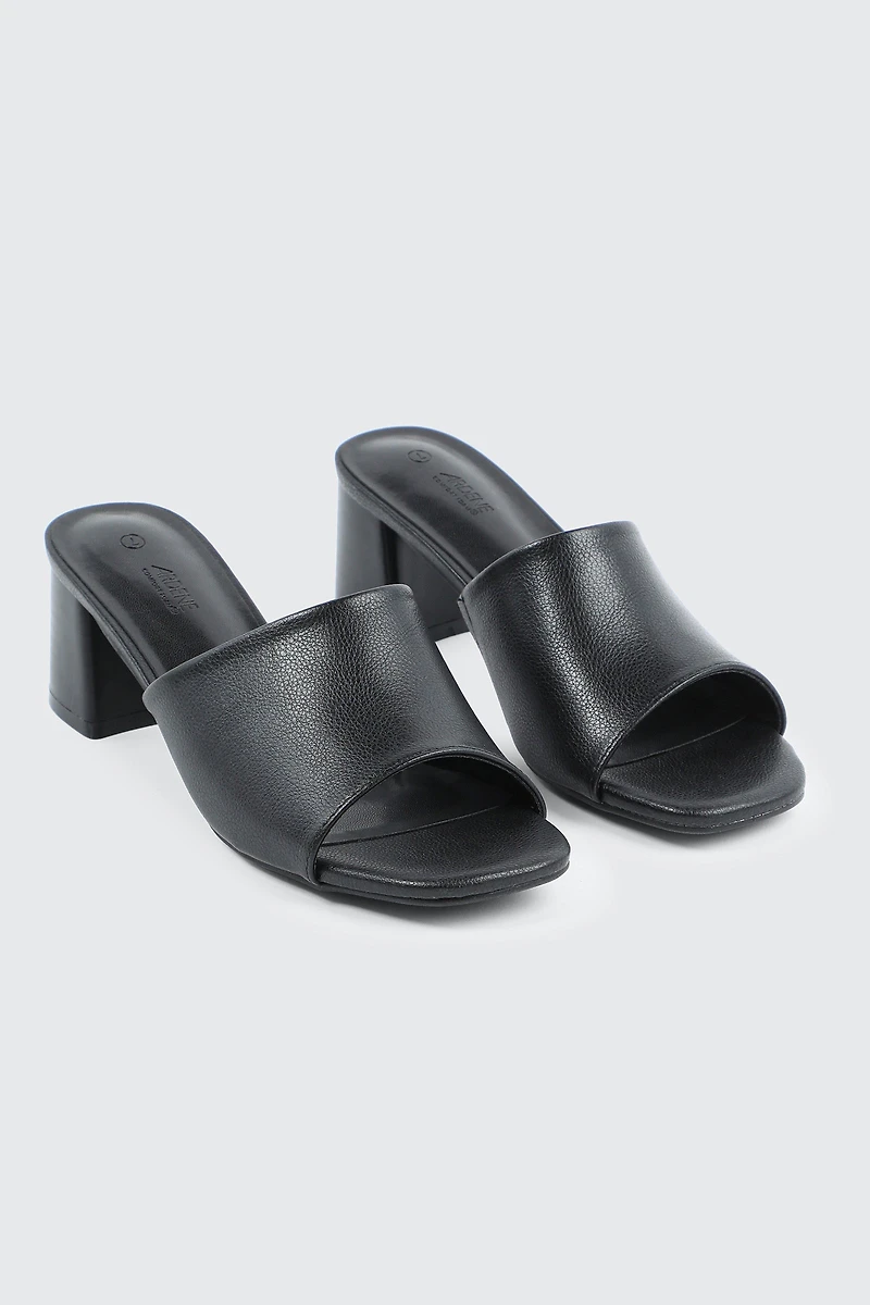 Soft Square Toe Mule