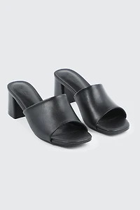 Soft Square Toe Mule
