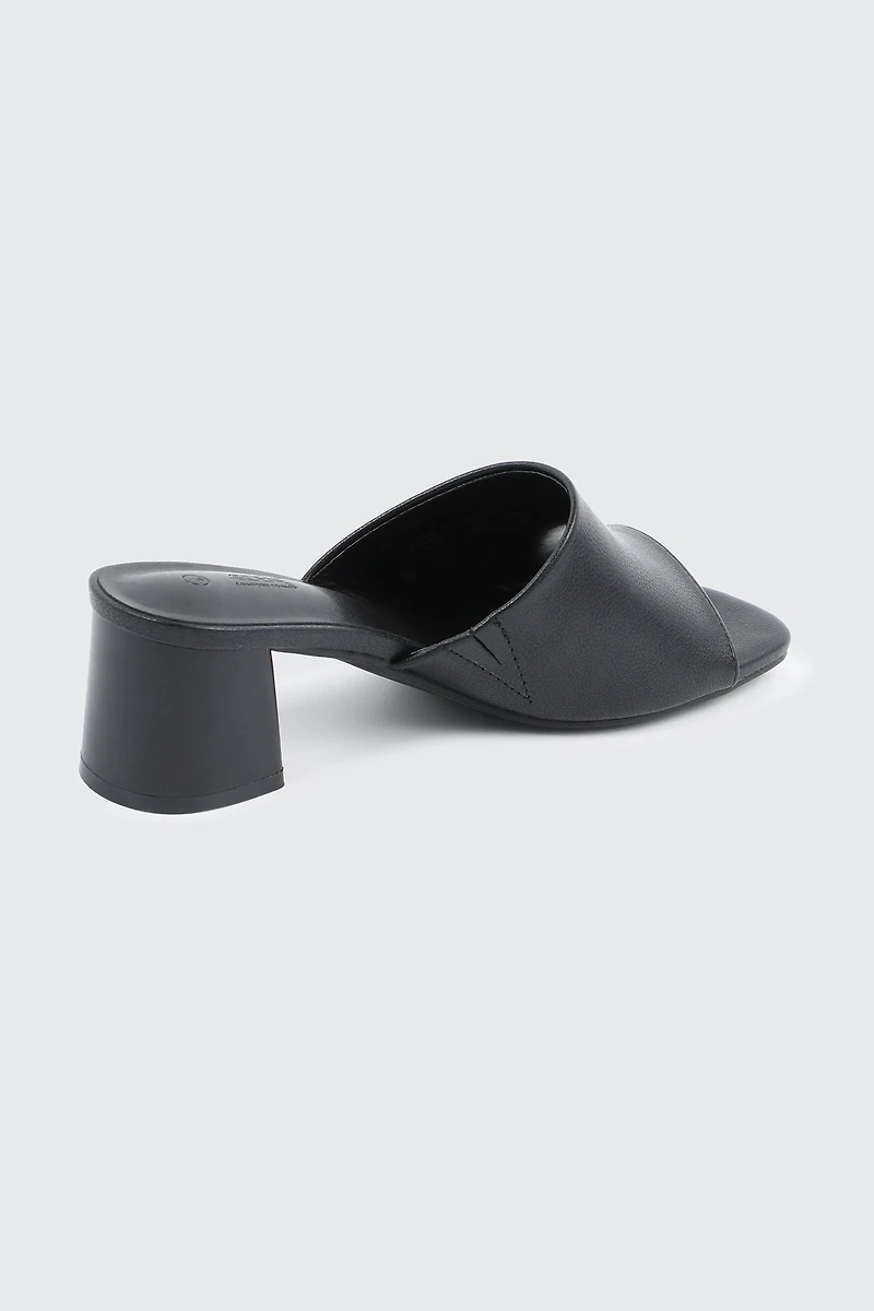 Soft Square Toe Mule