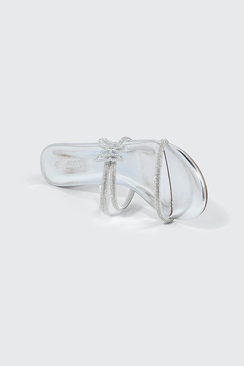 Butterfly Block Heel Sandals