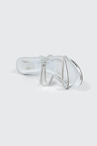 Butterfly Block Heel Sandals