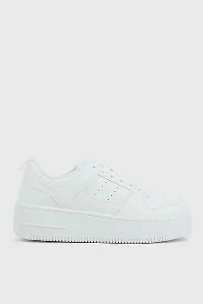 Thick Sole Lace Up Sneakers