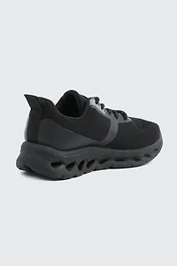 Black Knit Sneakers
