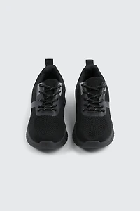 Black Knit Sneakers