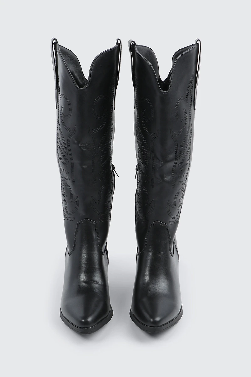 Knee High Cowboy Boots