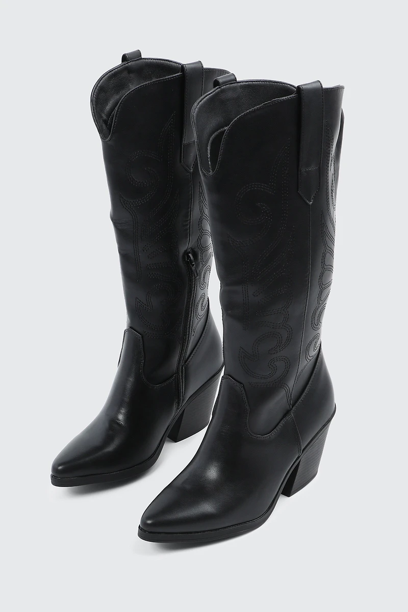 Knee High Cowboy Boots