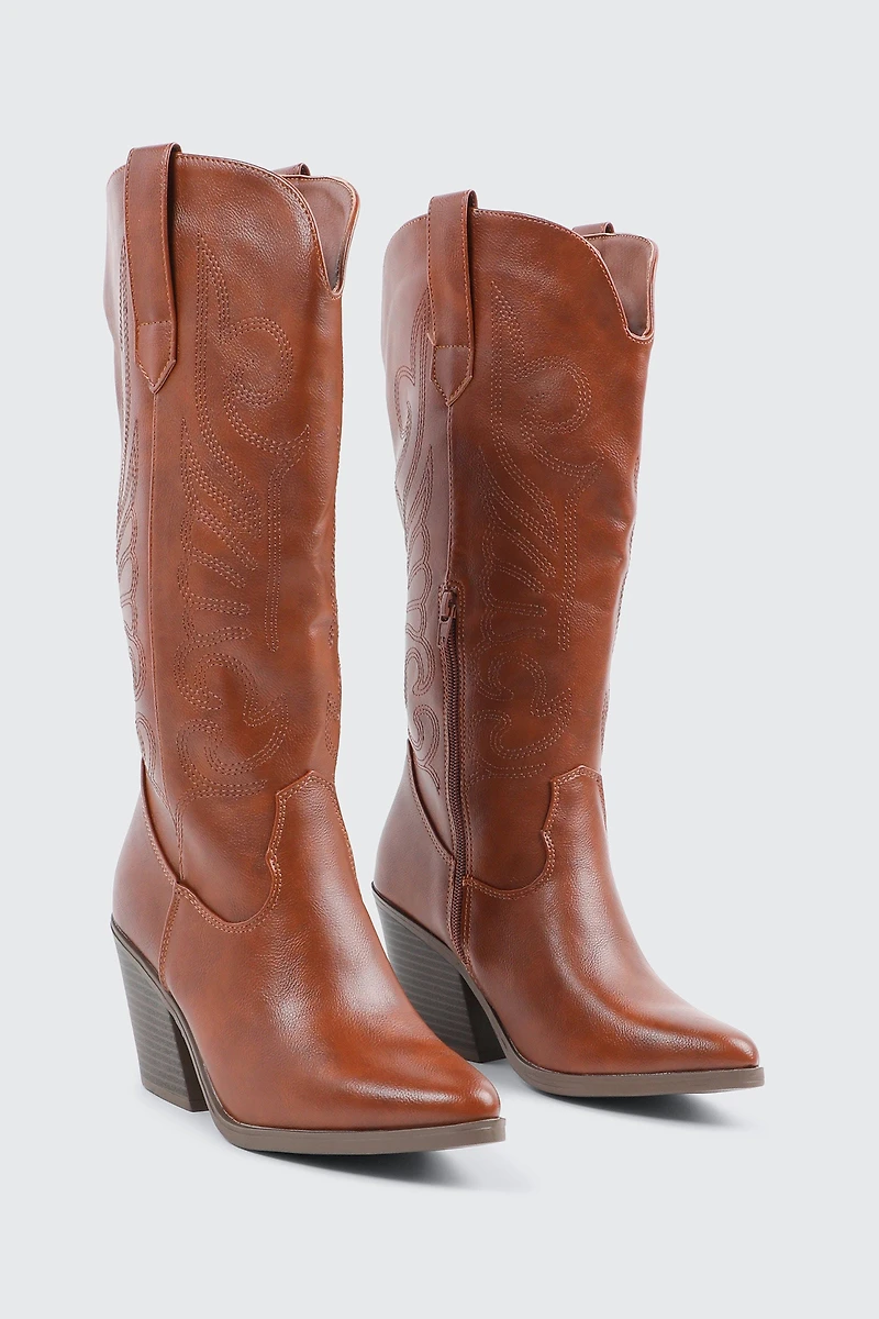 Knee High Cowboy Boots