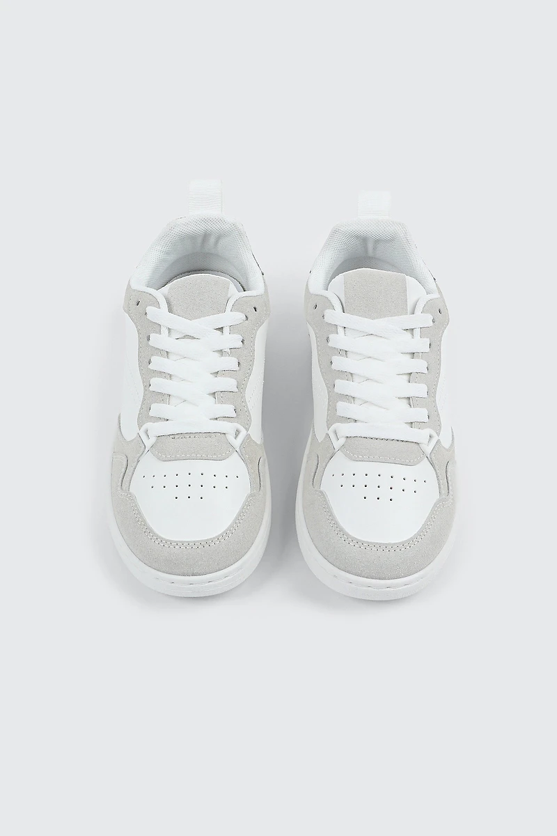 Faux Leather Sneakers