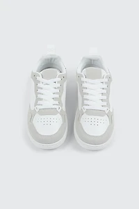 Faux Leather Sneakers