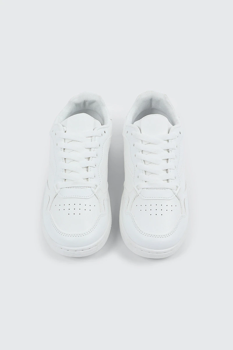 Faux Leather Sneakers