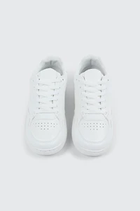 Faux Leather Sneakers