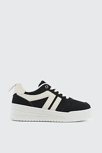 Platform Lace-Up Sneakers