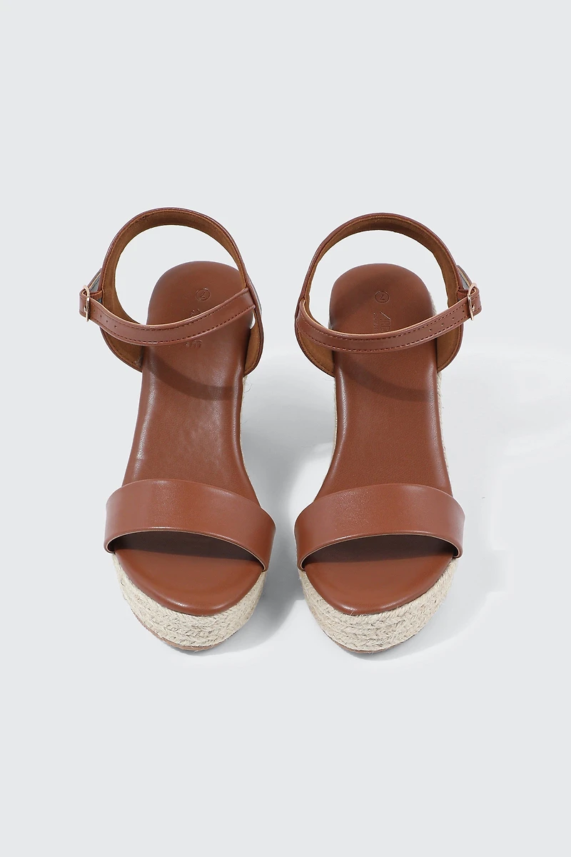 Wedge Ankle Strap Sandals