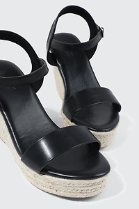 Wedge Ankle Strap Sandals