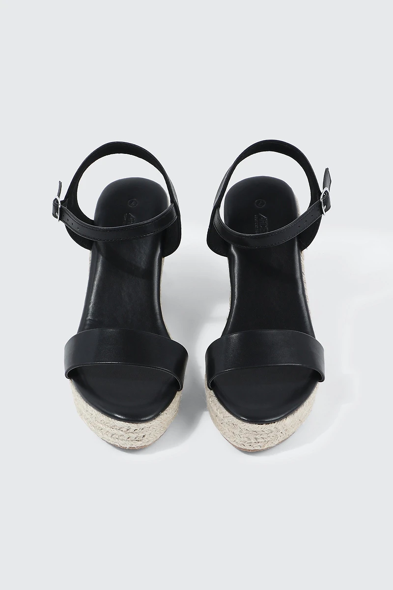 Wedge Ankle Strap Sandals
