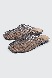 Round Toe Cage Sandals