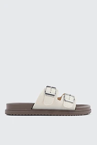 Double Band Slide Sandals
