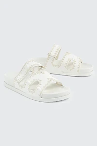 Double Band Slide Sandals