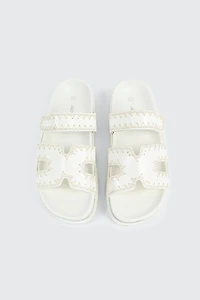 Double Band Slide Sandals