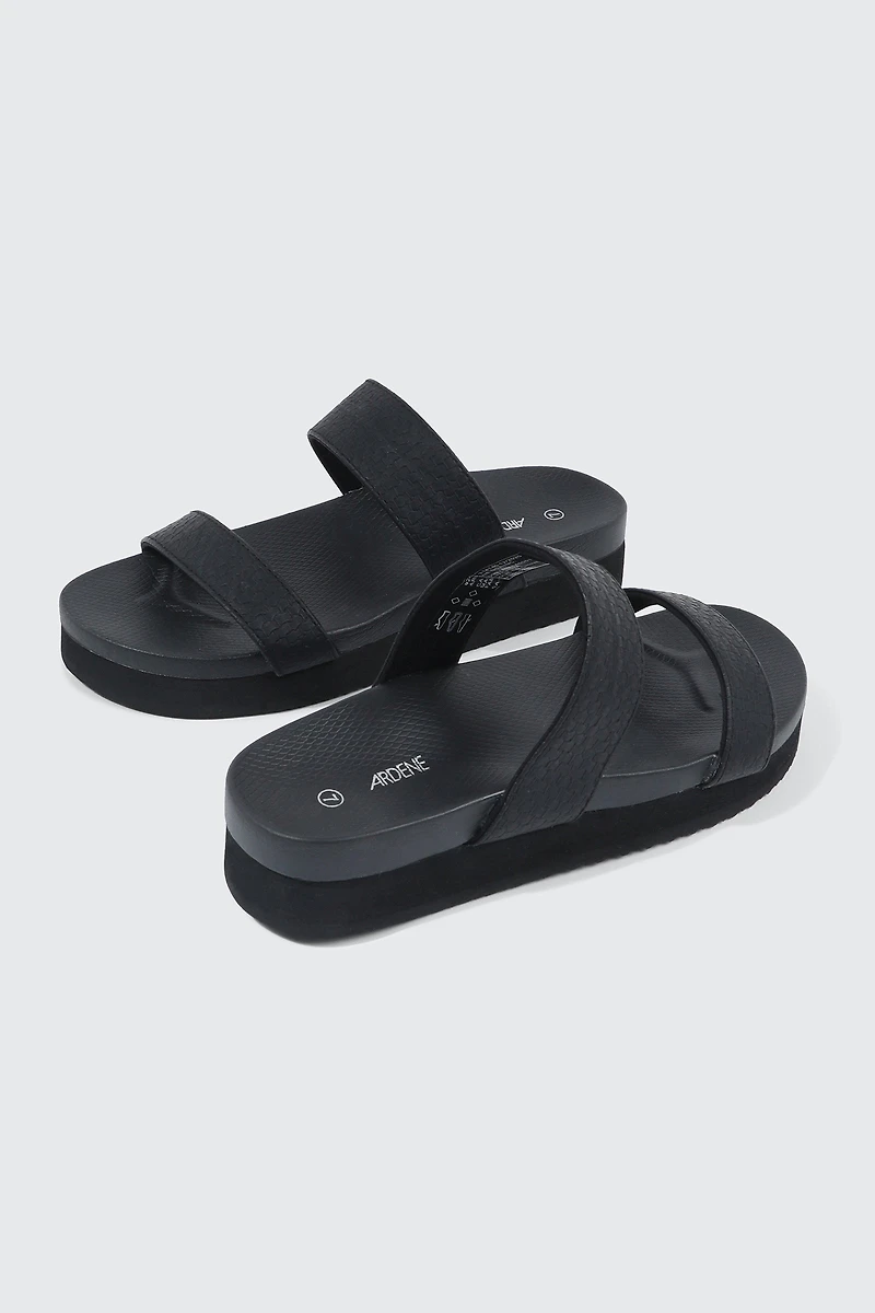 Platform Slide Sandals