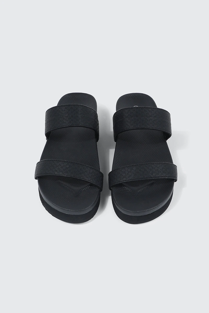 Platform Slide Sandals