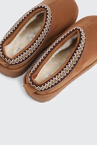 Faux Sheepskin Clogs