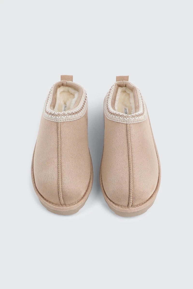 Faux Sheepskin Clogs