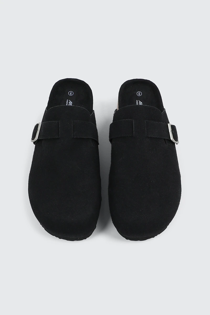 Faux Suede Clogs