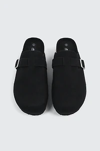 Faux Suede Clogs