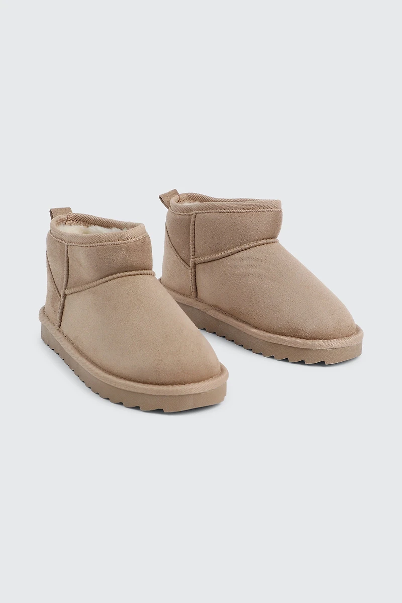 Bottes en faux mouton