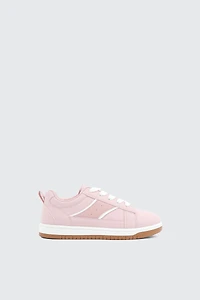 Espadrilles lacées en faux suède