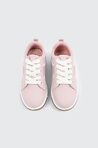 Espadrilles lacées en faux suède