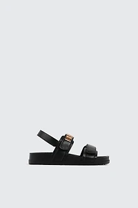 Lug Sole Double Strap Sandals