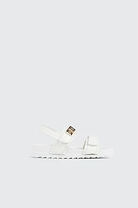 Lug Sole Double Strap Sandals