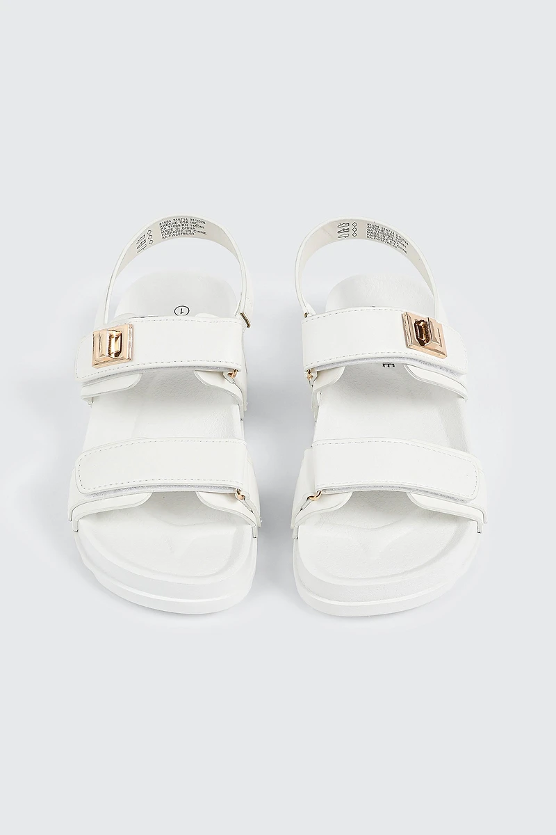 Lug Sole Double Strap Sandals
