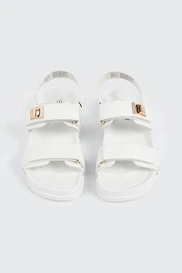 Lug Sole Double Strap Sandals