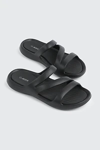 Lightweight Strappy Slide Sandals