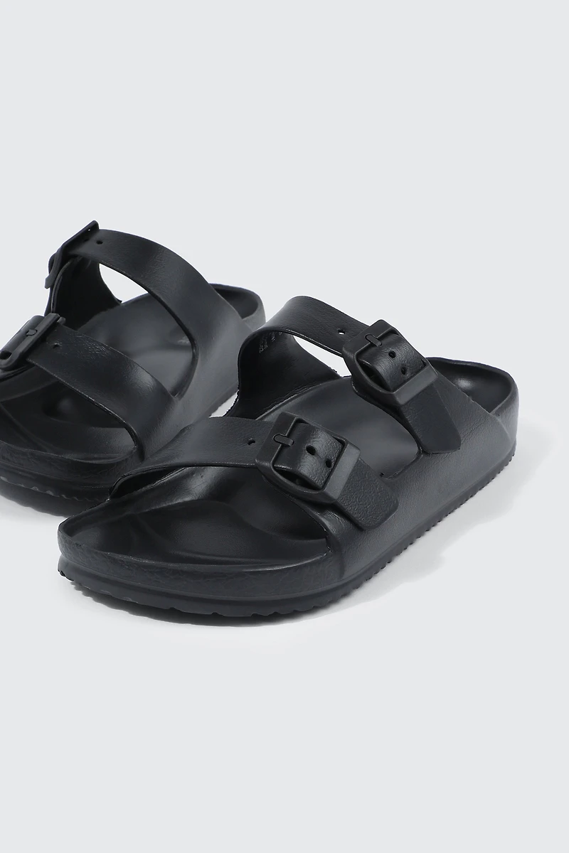 Double Band Slide Sandals