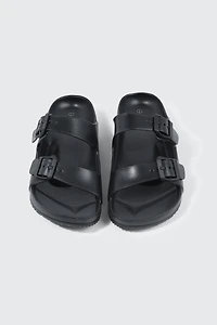 Double Band Slide Sandals