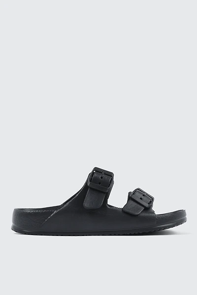 Double Band Slide Sandals
