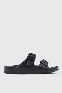 Double Band Slide Sandals