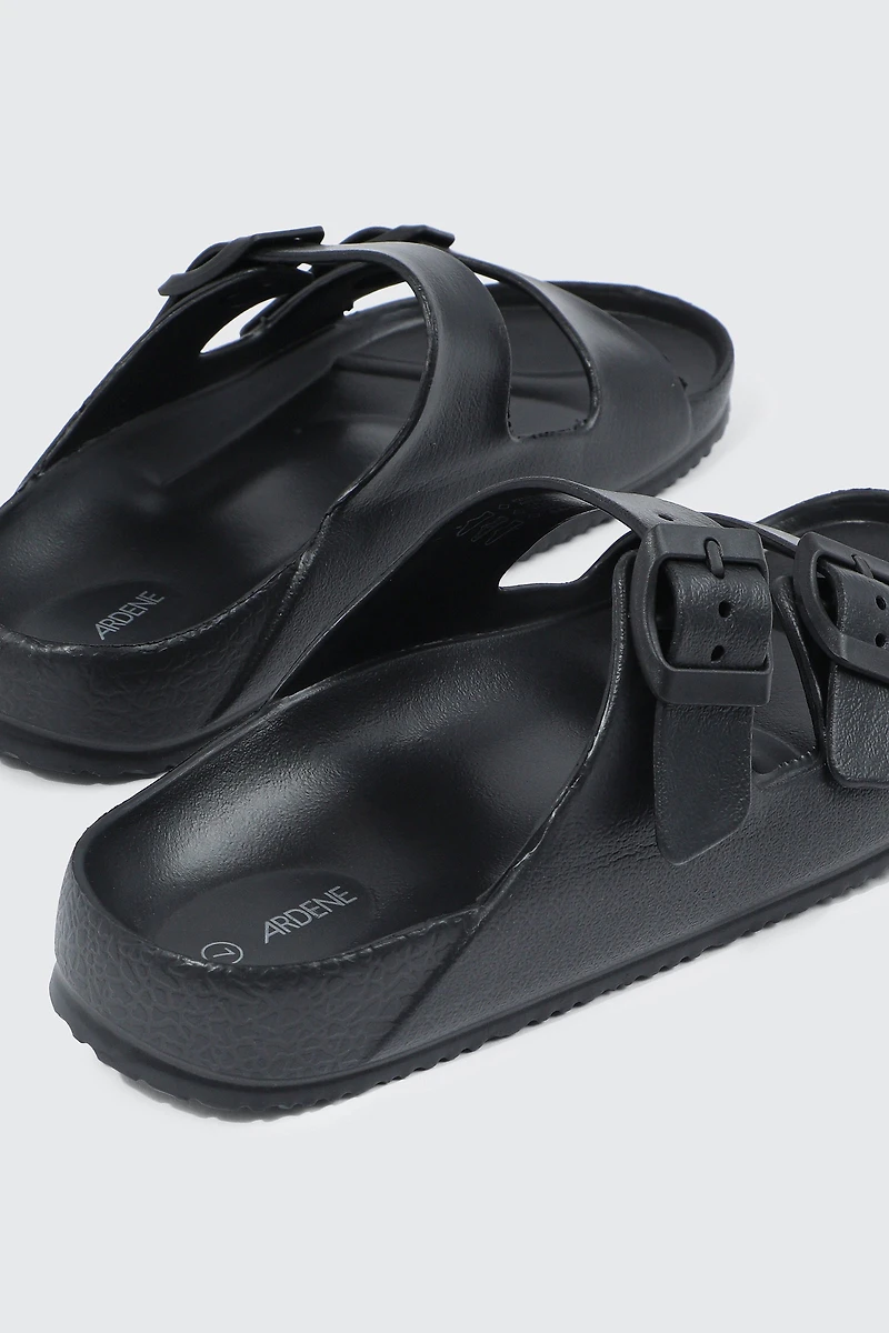 Double Band Slide Sandals